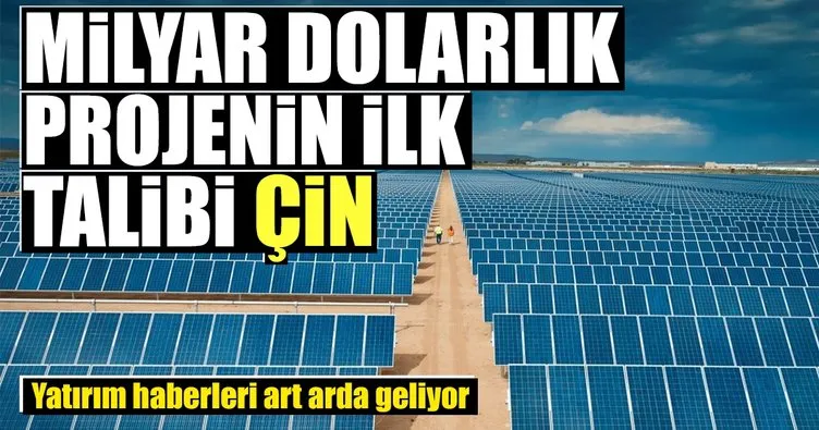 Çin’den Türkiye’nin güneşine 1 milyar dolarlık bütçe