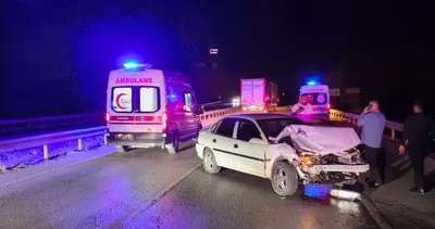 Kırıkkale'de iki otomobil çarpıştı: 4 yaralı #kirikkale