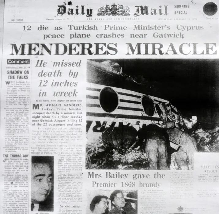 Adnan Menderes’ın uçak kazasında bilinmeyen ayrıntılar!