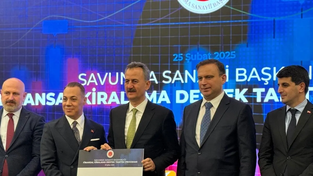 Cumhurbaşkanlığı Savunma Sanayii Başkanı Haluk Görgün duyurdu! Savunma Sanayii şirketlerine kiralama desteği