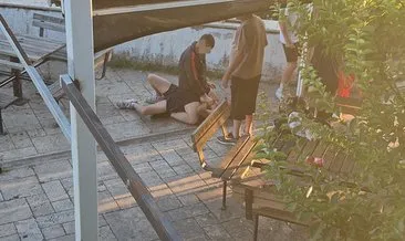 Kavgayı ayırmak isteyen polise yumrukla saldırdı: O şüpheli tutuklandı! #zonguldak