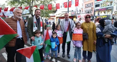 Filistin’e ’insanlık ziniciri’  ile destek