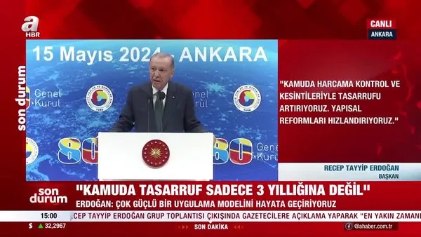 Başkan Erdoğan'dan TOBB Genel Kurulu'nda önemli açıklamalar | Video