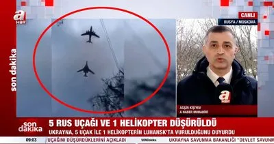 SON DAKİKA: Ukrayna 5 Rus uçağı ve bir helikopterini düşürdü! Dünya bu görüntüleri konuşuyor: Rus savaş uçakları...