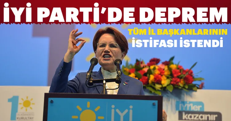 İyi Parti’de deprem
