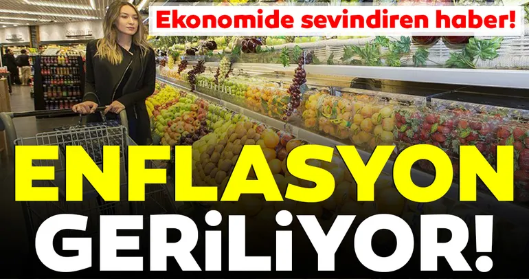 Son Dakika: Enflasyon geriliyor