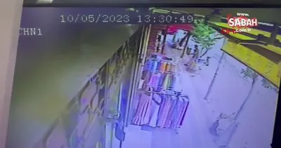 Sultangazi’de iş yerinden fırını çalan şüpheli kamerada