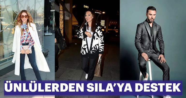 Sıla’ya ünlülerden destek!