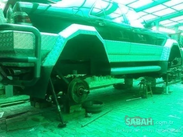 Bu model Mercedes'in bile aklına gelmedi! Rus mühendis...
