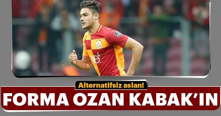Galatasaray’da forma Ozan Kabak’ın