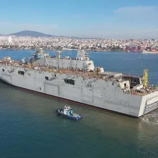 Türkiye'nin ilk uçak gemisi TCG Anadolu da sona doğru