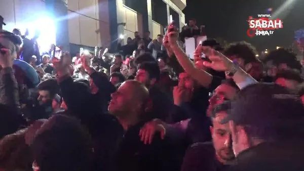 Trabzonspor’a havalimanında yapılan coşkulu karşılamada izdiham yaşandı | Video