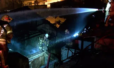 Gaziosmanpaşa’da gecekondu yangını