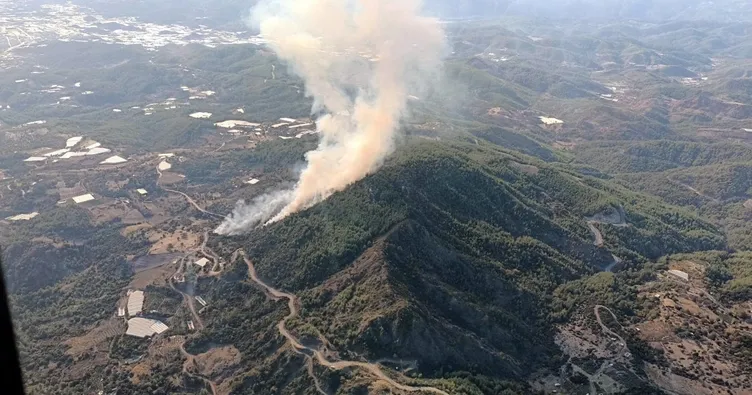 Antalya’da orman yangını korkuttu