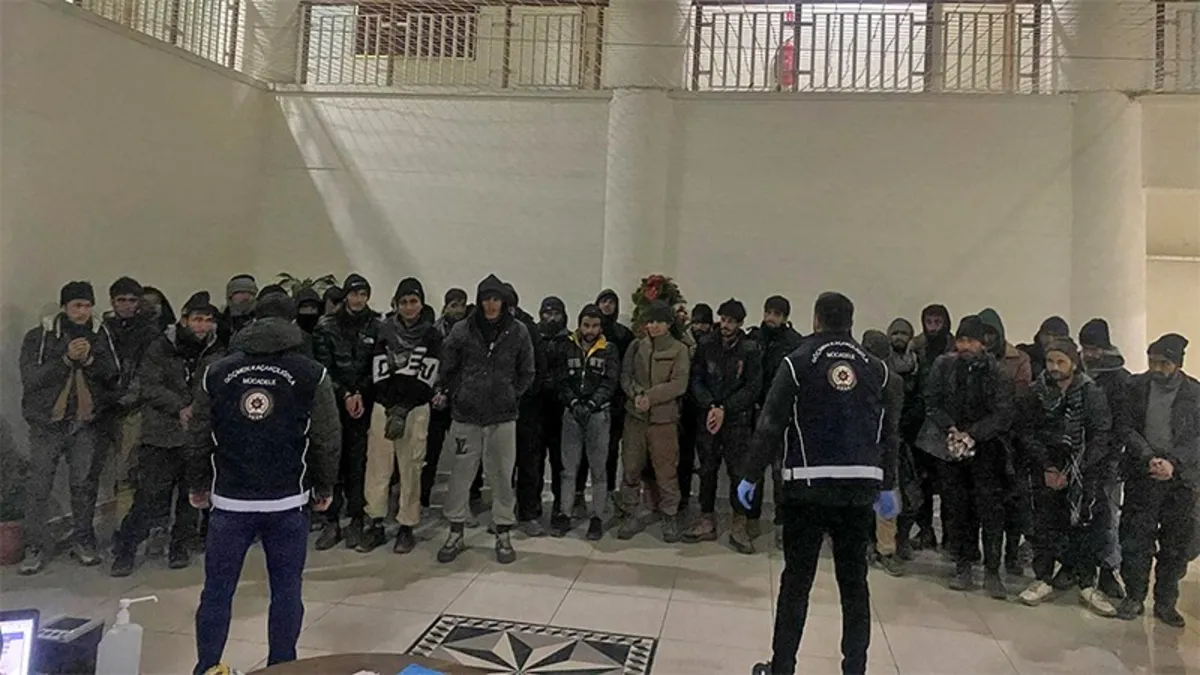 Amasya'da 37 düzensiz göçmen yakalandı