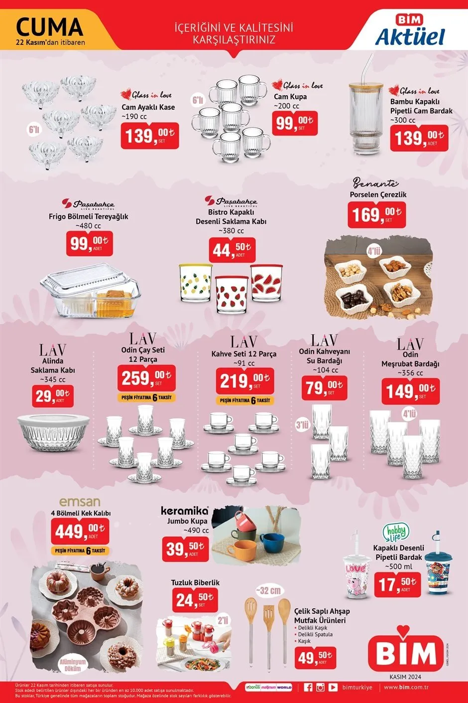 BİM'de Bu Hafta Her Bütçeye Uygun İndirim! 💥 22 Kasım BİM Aktüel Ürünler neler? Koltuk ve Halı Temizleme Makinesi...