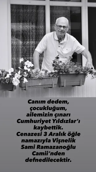 Oyuncu Burcu Özberk acı haberle sarsıldı: Ailemizin çınarı…
