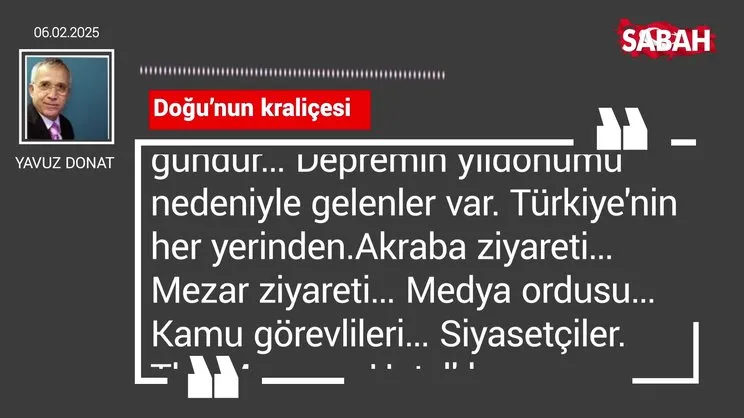 Yavuz Donat | Doğu'nun kraliçesi
