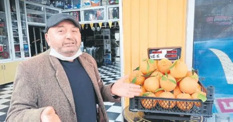 Kavun büyüklüğünde portakal