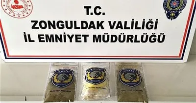 Zonguldak Emniyeti’nden uyuşturucu operasyonu