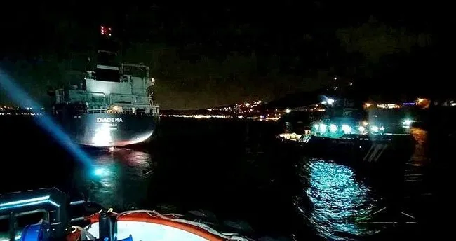 İstanbul Boğazı’nda arızalanan tanker kurtarıldı İstanbul Boğazı’nda arızalanan tanker kurtarıldı