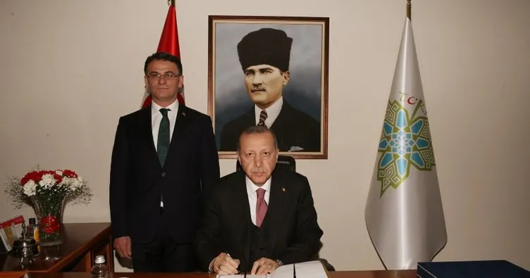 Cumhurbaşkanı Erdoğan Tokat’ta Valiliği ziyaret etti
