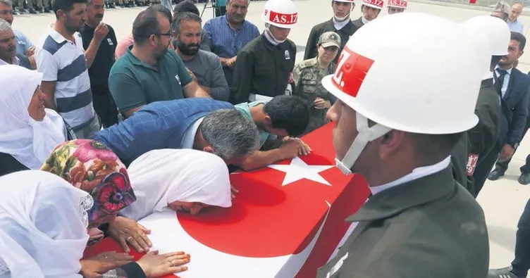 Şehitlerimizi uğurladık