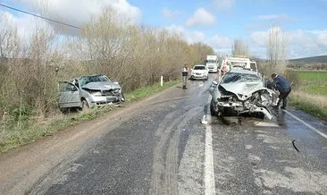 Kütahya Çavdarhisar trafik kazası: 1 ölü 1 yaralı
