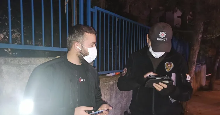 Kapıdan çıkması yasakken parkta yakalandı