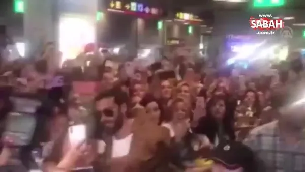 İspanya’da Can Yaman'ı binlerce kadın böyle karşıladı! Madrid'teki Can Yaman izdihamı kamerada..