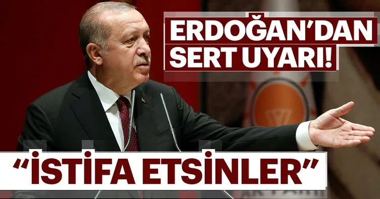 Cumhurbaşkanı Erdoğan’dan bürokrasiye uyarı