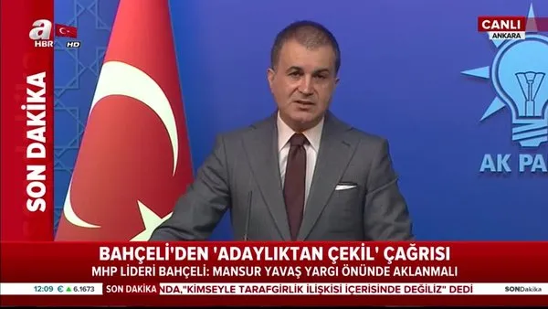 AK Parti Sözcüsü Ömer Çelik'ten Mansur Yavaş'ın sahte senet skandalı ile ilgili flaş açıklamalar!