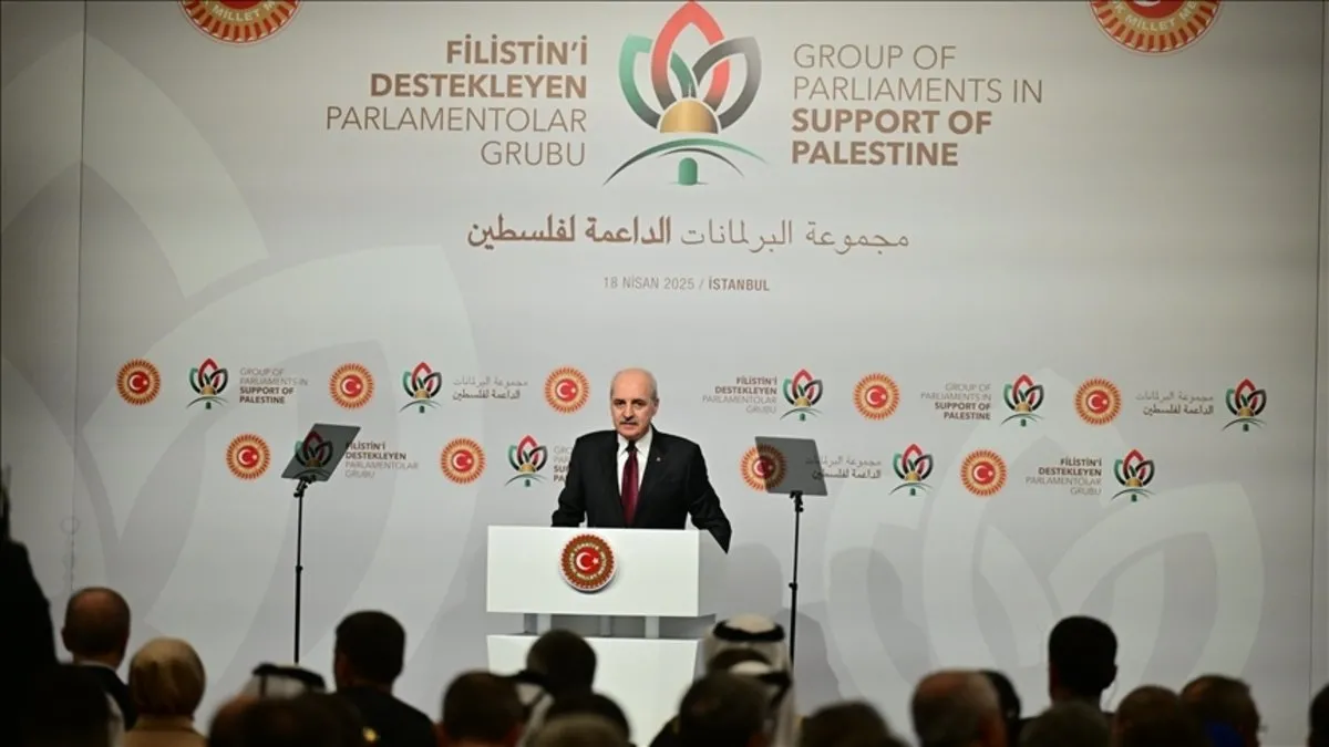 TBMM Başkanı Kurtulmuş: Gazze ve Filistin toprakları Filistinlilerin helal vatanıdır