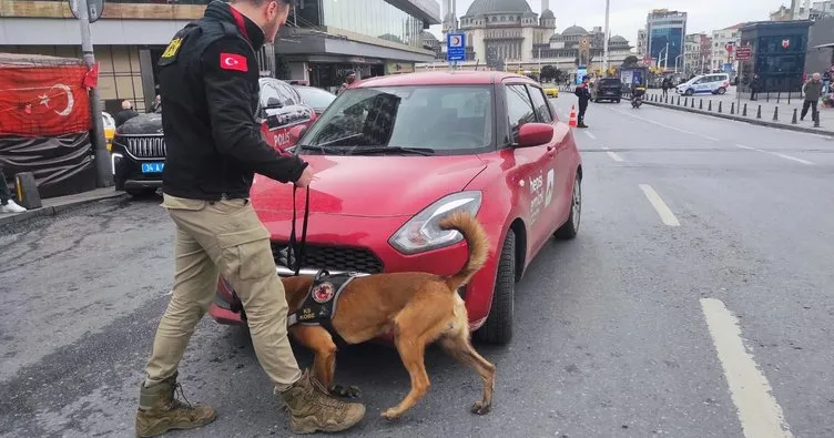 Helikopter destekli ’Huzur İstanbul’ denetimi! Narkotik köpeği ‘Kobe’ ve ‘Uzi’ araçlarda uyuşturucu aradı