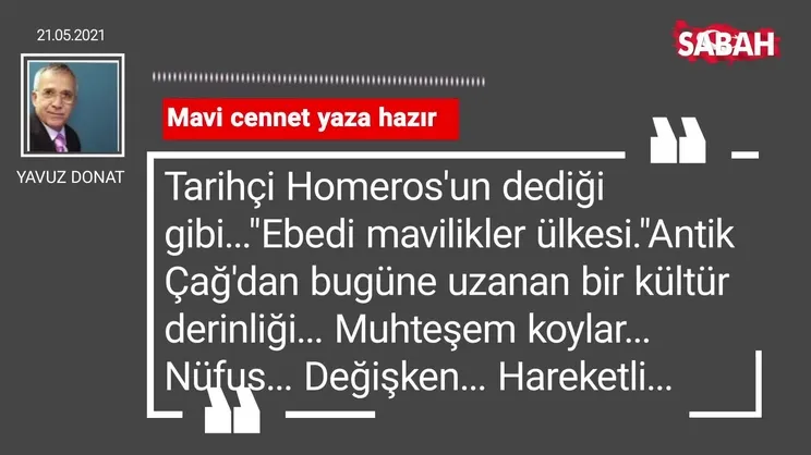 Yavuz Donat | Mavi cennet yaza hazır