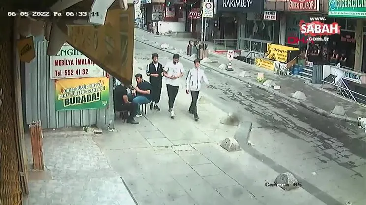 Bahçelievler'de şaşkın hırsız kaçarken cüzdanını düşürdü | Video