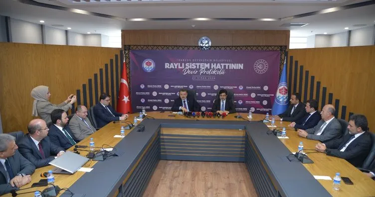 Trabzon’da rüya gerçek oluyor: Hafif raylı sistem hattı için protokol imzalandı