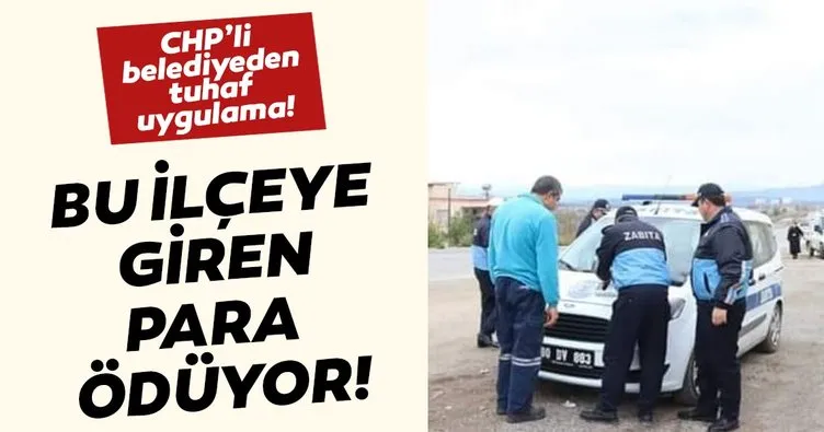 Düziçi Belediyesi'nden tuhaf uygulama: İlçeye giren araçlardan para alınıyor