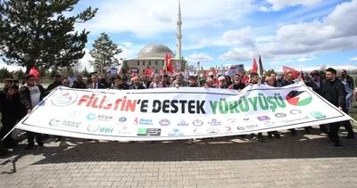Ağrı'da “Filistin’e Destek Yürüyüşü” düzenlendi #agri