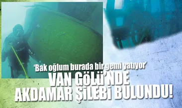 Van Gölü’nde batık Rus şilebi