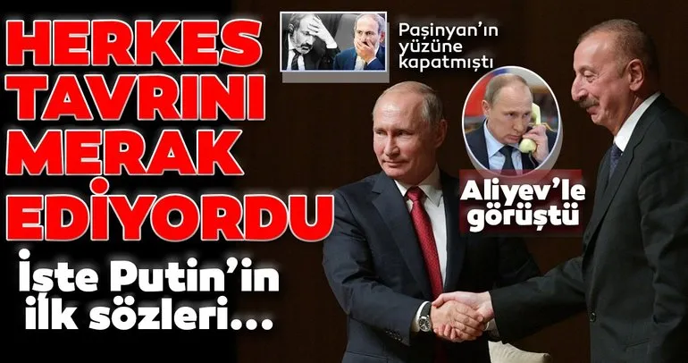 Son dakika: Azerbaycan Cumhurbaşkanı Aliyev ile Putin arasında kritik görüşme! Putin’den ilk mesaj...