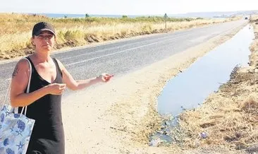 Şarköy’de lağım suyu yola aktı #tekirdag
