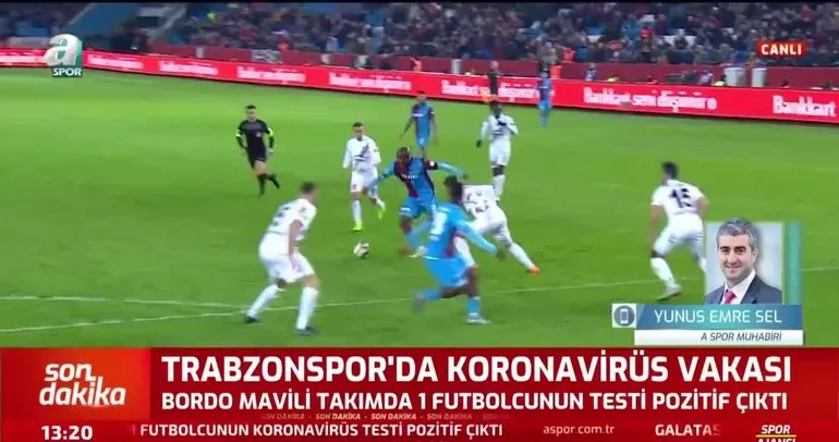 Trabzonspor’da 1 oyuncunun corona virüsü testi pozitif!