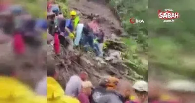 Kolombiya’da toprak kayması: 3 ölü, onlarca kişi kayıp | Video
