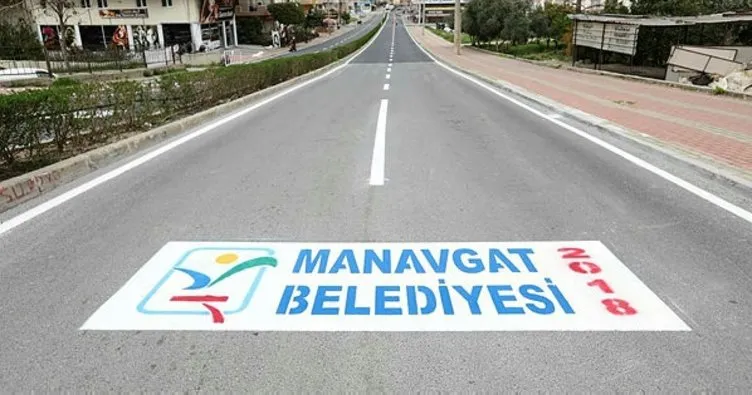 Manavgat’ta asfalt çalışmaları devam ediyor