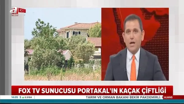 FOX TV sunucusu Fatih Portakal'ın kaçak çiftliği böyle görüntülendi | Video