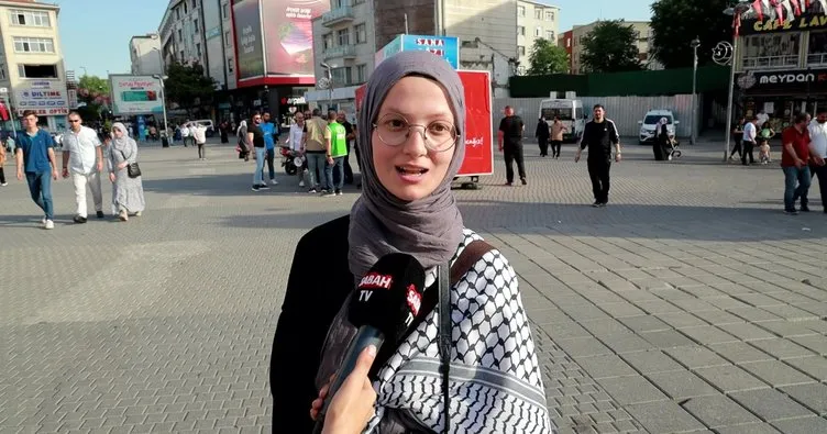 Sabah.com.tr gündeme getirdi, Türkiye o görüntüleri konuştu! İsrail’e tek başına tepki gösteren Sümeyye: Allah onları ıslah etsin