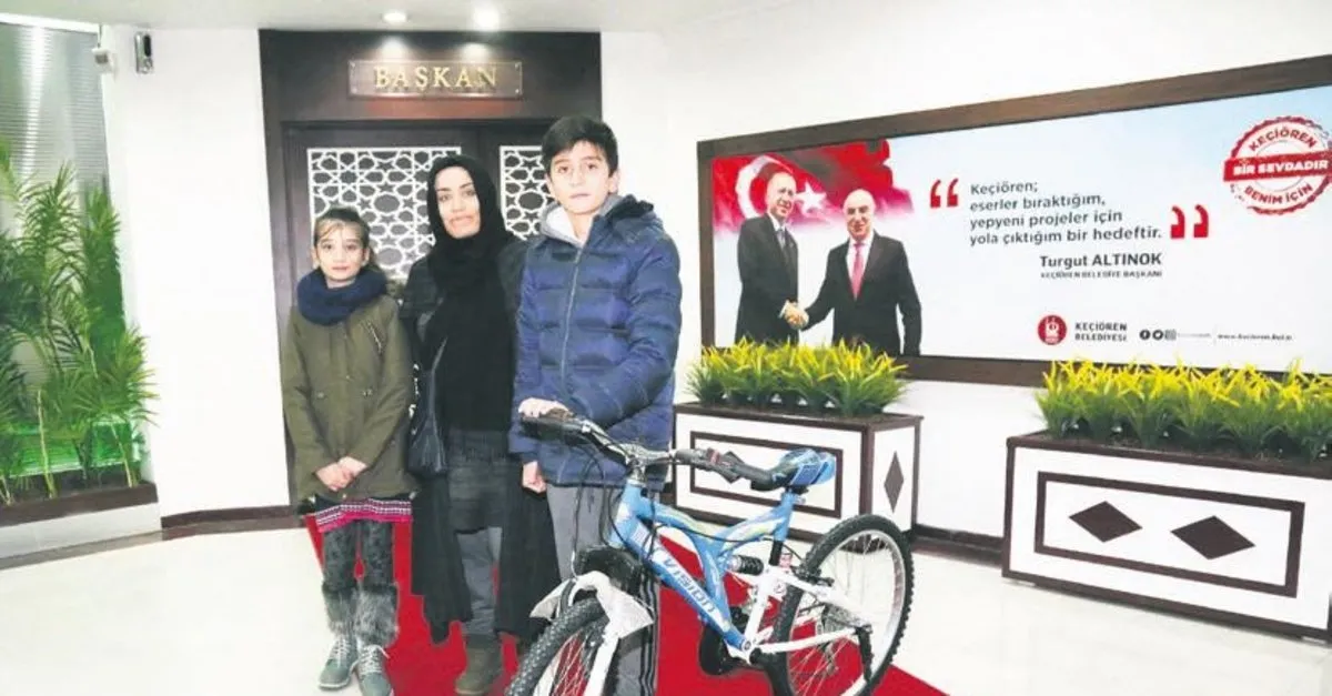 Enes In Bisiklet Hayali Gercek Oldu Ankara Baskent Haberleri
