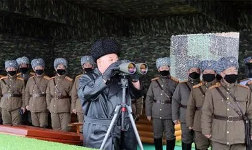 Koronavirüs tehlikesine rağmen K. Kore lider Kim, füze ateşlemesini böyle takip etti!
