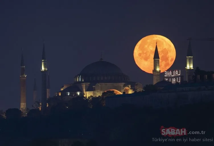 İstanbul’da Süper Ay: Muhteşem görüntüler oluşturdu
